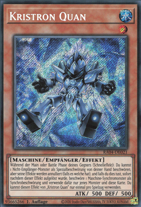 Kristron Quan (V.3) RA04-DE021 Secret Rare Deutsch