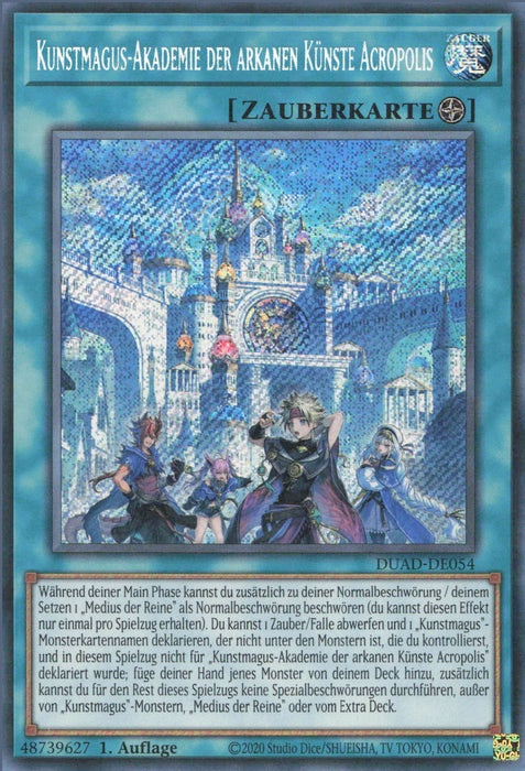 Kunstmagus-Akademie der arkanen Künste Acropolis DUAD-DE054 Secret Rare Deutsch
