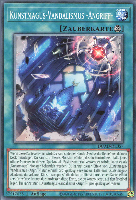 Kunstmagus-Vandalismus -Angriff- DUAD-DE057 Common Deutsch