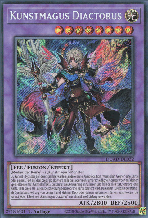 Kunstmagus Diactorus DUAD-DE032 Secret Rare Deutsch
