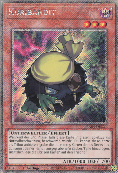 Kuribandit (V.1) RA04-DE221 Platinum Secret Rare Deutsch