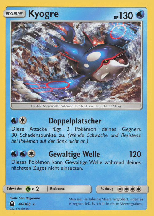 Kyogre CES-46 Holo Rare Deutsch