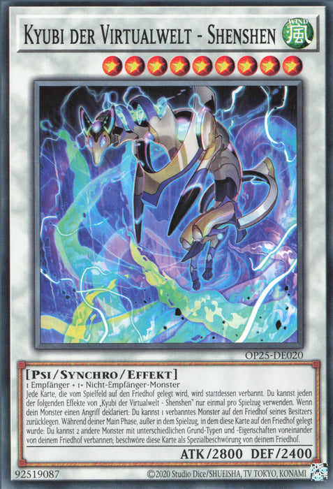 Kyubi der Virtualwelt - Shenshen OP25-DE020 Common Deutsch