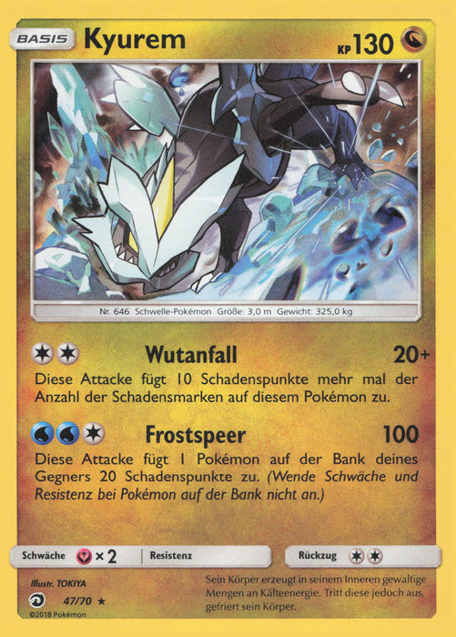 Kyurem DRM-47 Holo Rare Deutsch