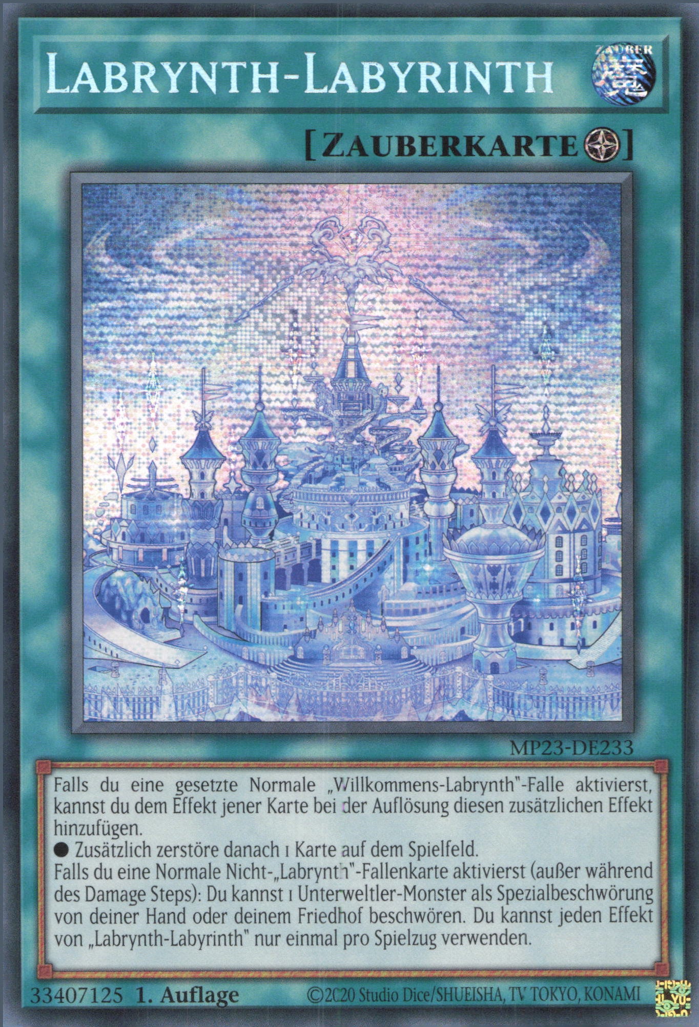 Labryanth Labrynth Yugioh Labrynth-Labyrinth MP23-DE233 Secret Rare Deutsch kaufen ...