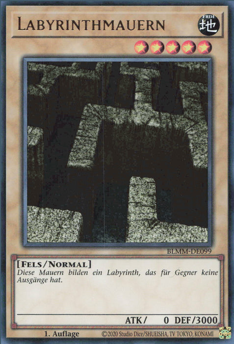 Labyrinthmauern BLMM-DE099 Ultra Rare Deutsch