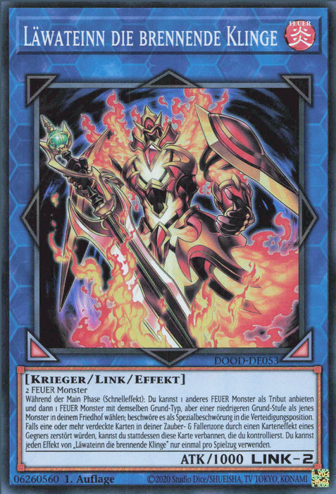 Läwateinn die brennende Klinge DOOD-DE053 Super Rare Deutsch