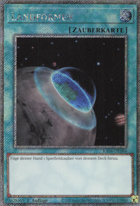 Landformen (V.4) RA04-DE084 Platinum Secret Rare Deutsch