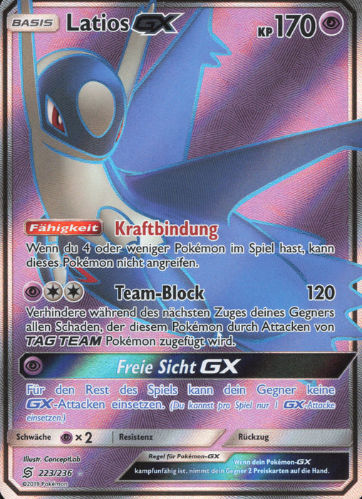 Latios GX UNM-223 Ultra Rare Deutsch