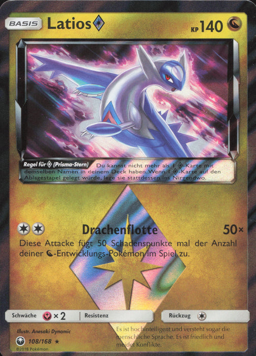 Latios ◇ CES-108 Holo Rare Deutsch