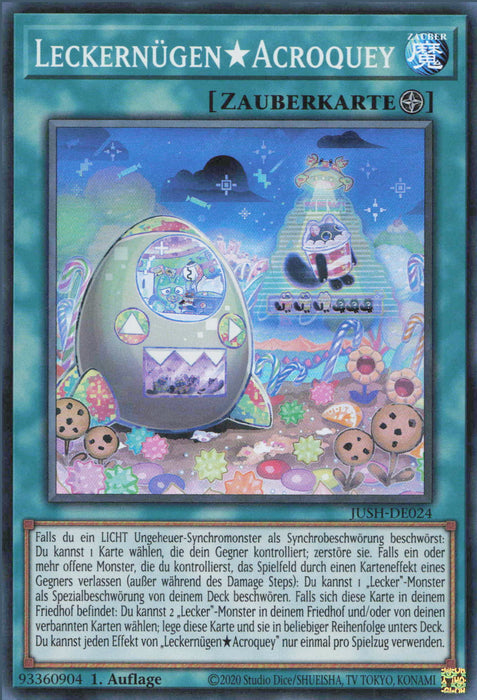 Leckernügen☆Acroquey (V.2) JUSH-DE024 Super Rare Deutsch