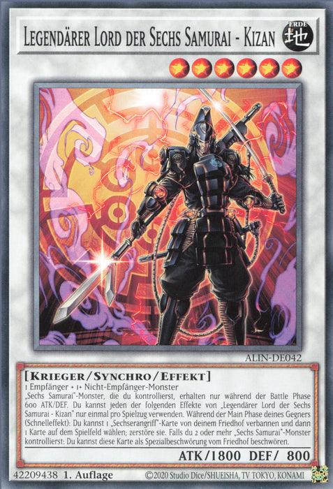 Legendärer Lord der Sechs Samurai - Kizan ALIN-DE042 Common Deutsch