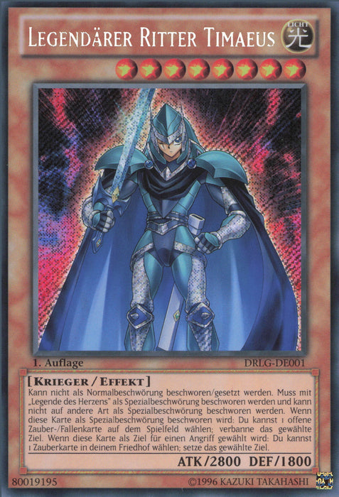 Legendärer Ritter Timaeus DRLG-DE001 Secret Rare