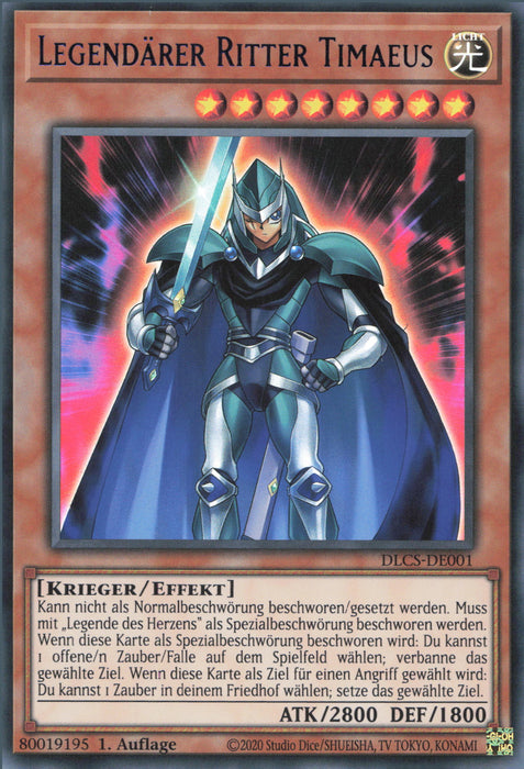 Legendärer Ritter Timaeus (V.2) DLCS-DE001 Ultra Rare
