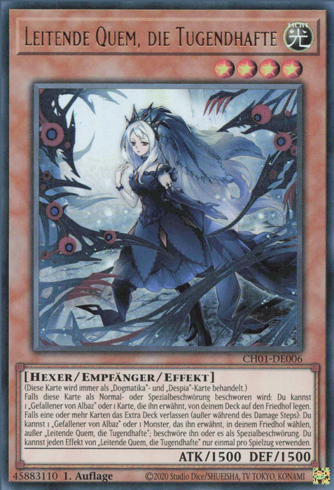Leitende Quem, die Tugendhafte CH01-DE006 Ultra Rare Deutsch