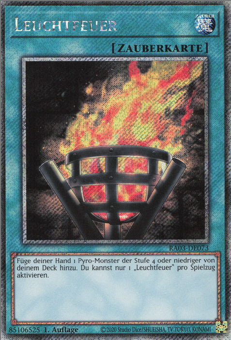 Leuchtfeuer (V.4) RA03-DE073 Platinum Secret Rare Deutsch