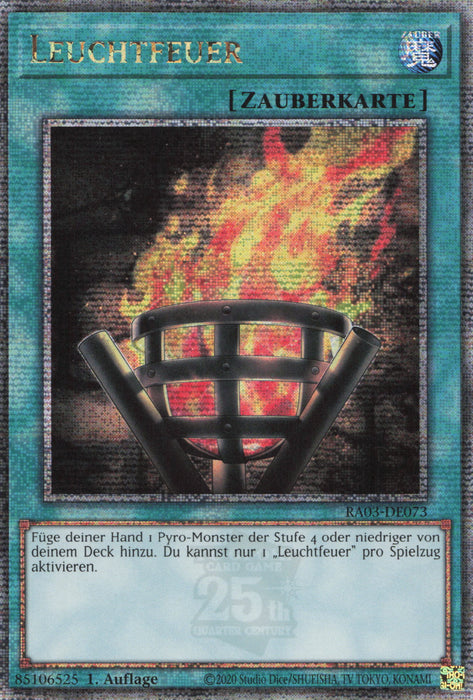 Leuchtfeuer (V.5) RA03-DE073 Quarter Century Secret Rare Deutsch