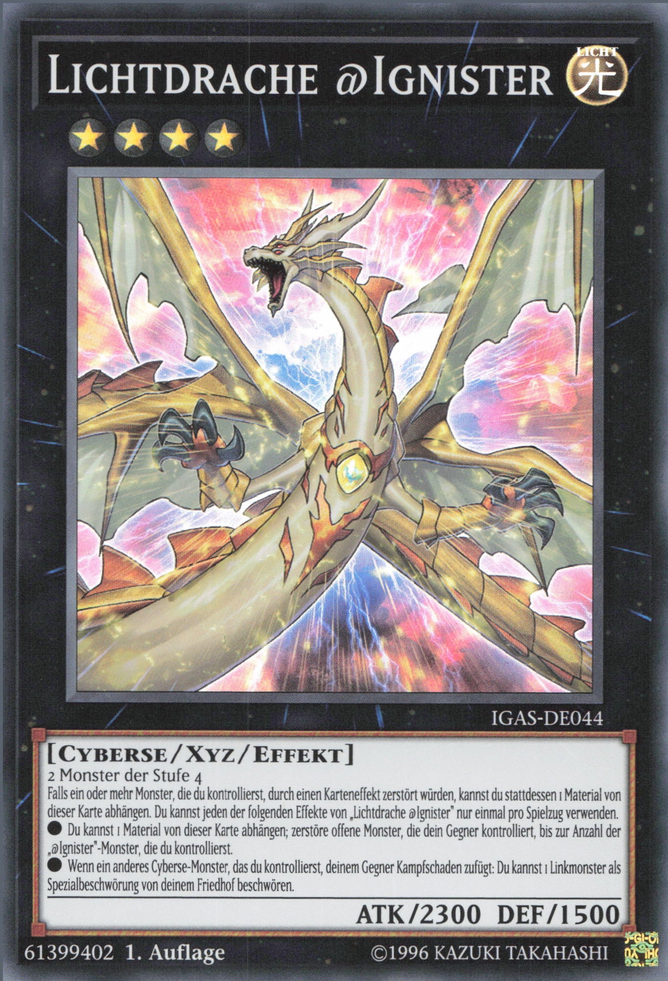 Dark Templer @Ignister – Yu-Gi-Oh! Sammelkarte IGAS-EN045 Ultra Rare, Unbegrenzte Auflage
