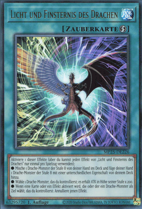 Licht und Finsternis des Drachen MP25-DE226 Ultra Rare Deutsch