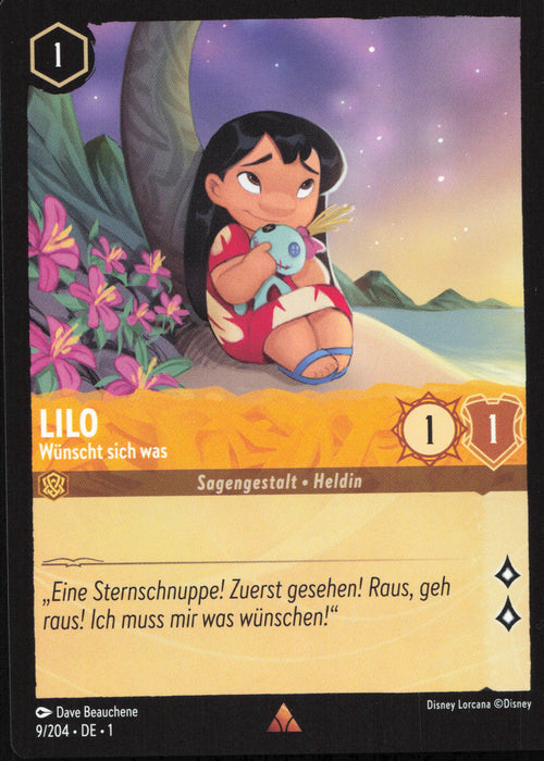 Lilo - Wünscht sich was 1TFC-009 Rare Deutsch