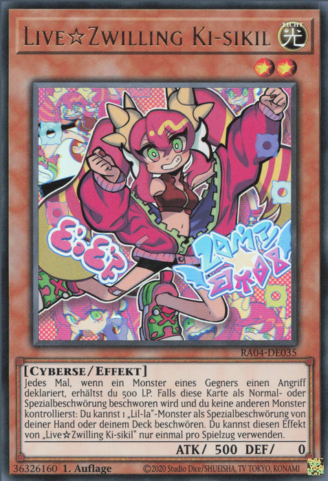 LiveTwin Ki-sikil (V.2) RA04-DE035 Ultra Rare Deutsch