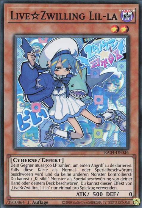 LiveTwin Lil-la (V.1) RA04-DE036 Super Rare Deutsch