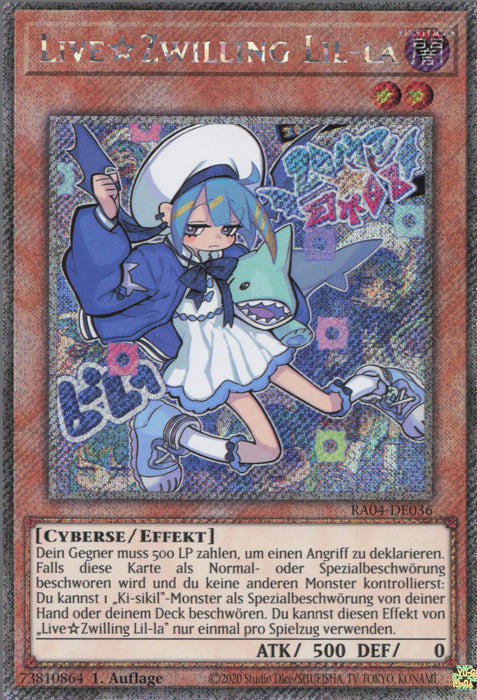 LiveTwin Lil-la (V.4) RA04-DE036 Platinum Secret Rare Deutsch