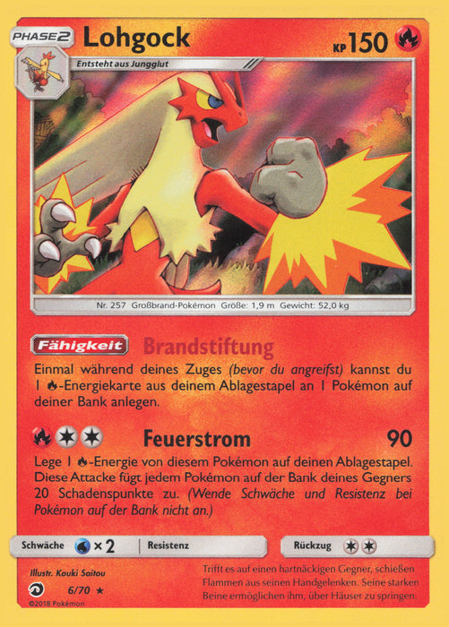 Lohgock DRM-6 Holo Rare Deutsch