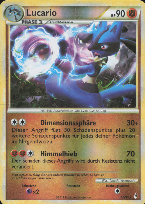 Lucario CL-14 Holo Rare Deutsch