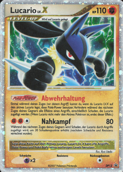 Lucario LV.X DPPR-12 Promo Deutsch