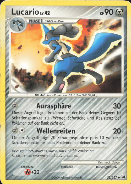 Lucario Lv.42 PL-53 Uncommon Deutsch
