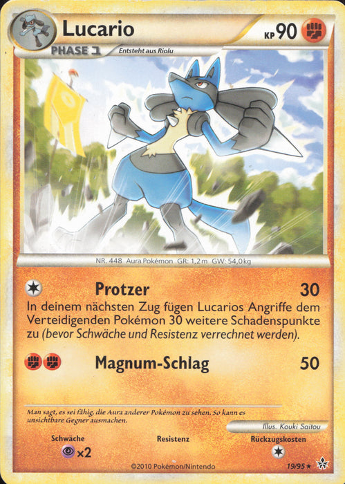 Lucario UL-19 Rare Deutsch