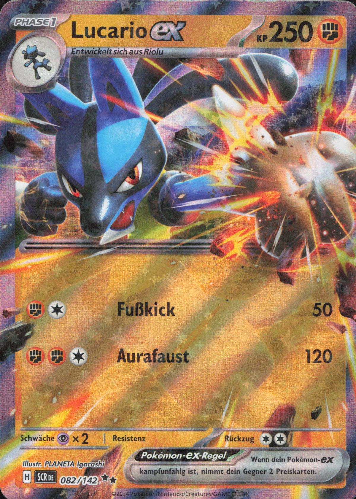 Pokémon Lucario ex SCR-082 Double Rare Deutsch kaufen — ReCollectibles