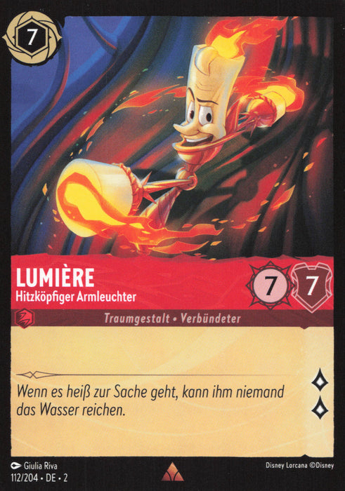 Lumière - Hitzköpfiger Armleuchter 2ROF-112 Rare Deutsch