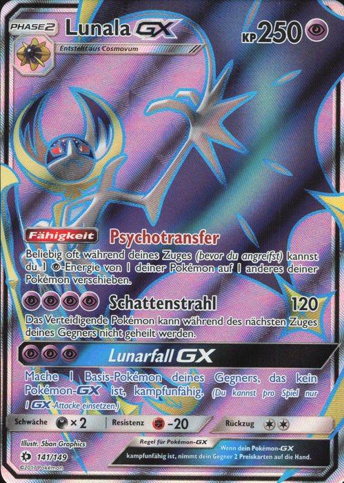 Lunala GX SUM-141 Ultra Rare Deutsch