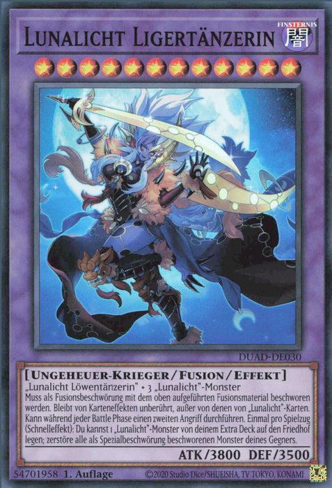Lunalicht Ligertänzerin DUAD-DE030 Super Rare Deutsch
