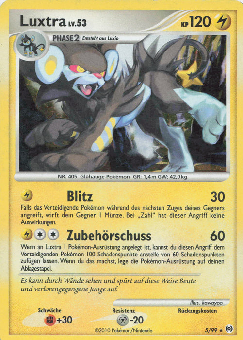 Luxtra Lv.53 AR-5 Holo Rare Deutsch
