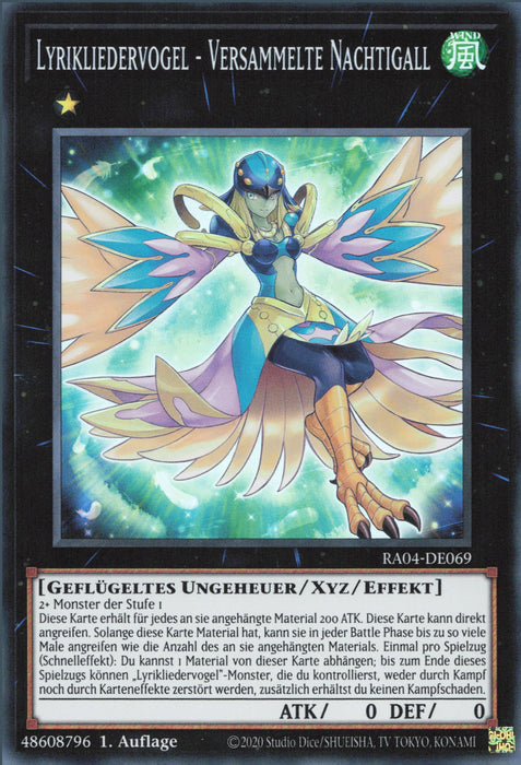 Lyrikliedervogel - Versammelte Nachtigall (V.1) RA04-DE069 Super Rare Deutsch