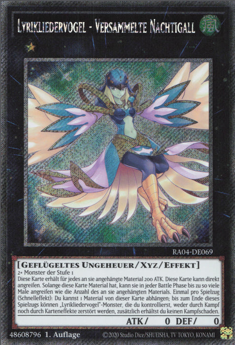 Lyrikliedervogel - Versammelte Nachtigall (V.4) RA04-DE069 Platinum Secret Rare Deutsch
