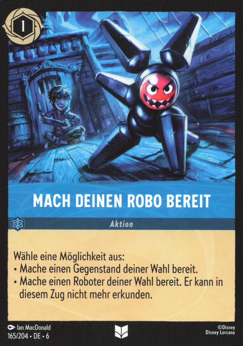 Mach deinen Robo bereit 6AZS-165 Uncommon Deutsch