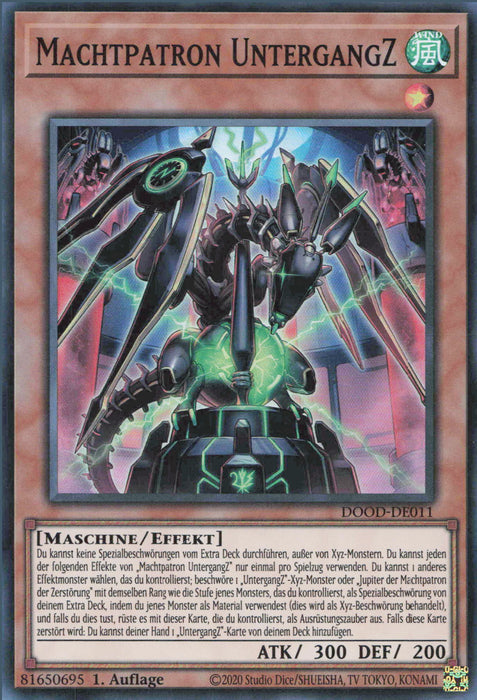 Machtpatron UntergangZ DOOD-DE011 Super Rare Deutsch