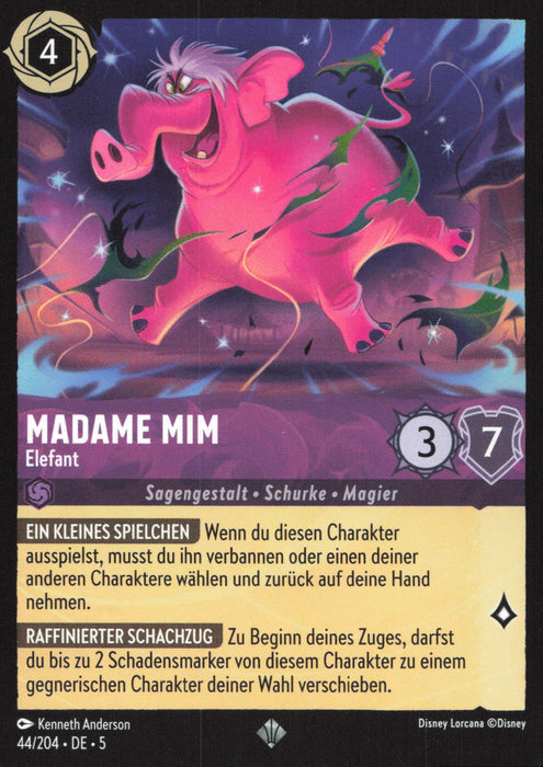 Madame Mim - Elefant 5SSK-44 Super Rare Deutsch