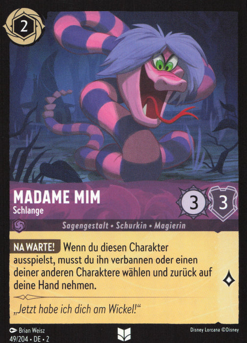 Madame Mim - Schlange 2ROF-049 Uncommon Deutsch