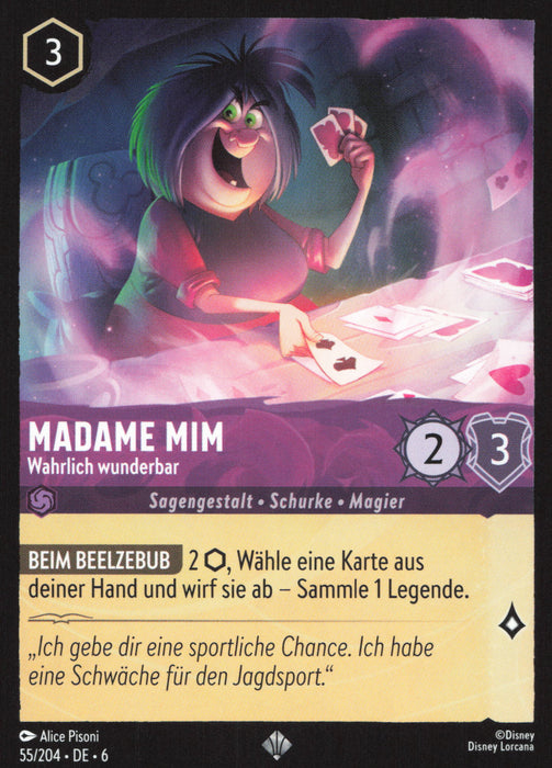 Madame Mim - Wahrlich wunderbar 6AZS-055 Super Rare Deutsch