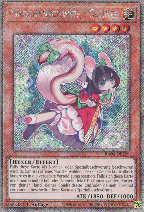 Märchenschweif - Schnee (V.1) RA04-DE269 Platinum Secret Rare Deutsch