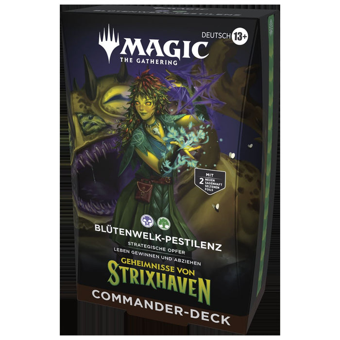 Magic: The Gathering Geheimnisse von Strixhaven Blütenwelk-Pestilenz Commander Deck Deutsch
