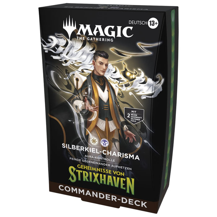 Magic: The Gathering Geheimnisse von Strixhaven Silberkiel-Charisma Commander Deck Deutsch