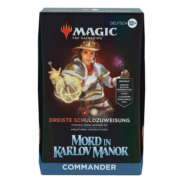 Magic: The Gathering Mord in Karlov Manor Commander Deck Deutsch