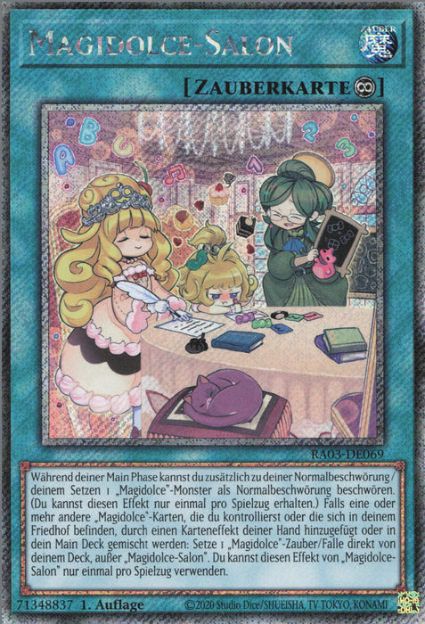 Magidolce-Salon (V.4) RA03-DE069 Platinum Secret Rare Deutsch