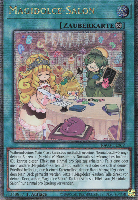 Magidolce-Salon (V.5) RA03-DE069 Quarter Century Secret Rare Deutsch